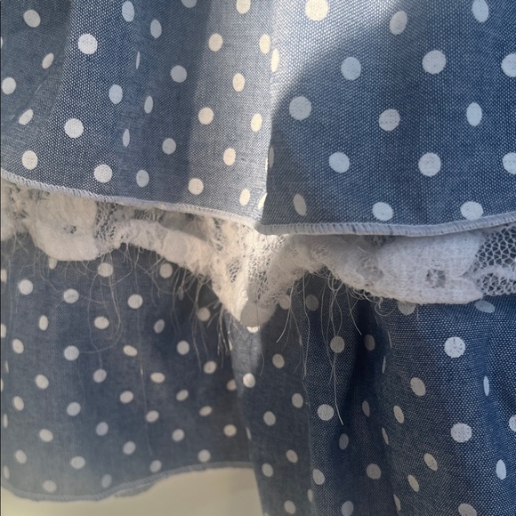 Little Lass Blue Textured Dress 3T - Picture 8 of 8